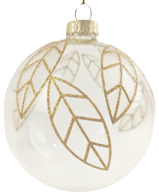 Γυάλινο Στολίδι Goldleaf 8x8x8