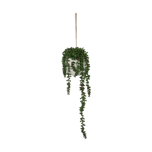 HANGING LOVER'S TEARS 20628 - Τεχνητό Κρεμαστό Διακοσμητικό Φυτό Lover's Tears Μ16 x Π16 x Y50
