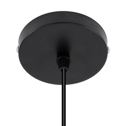 HANNA 36218 Boho Κρεμαστό Φωτιστικό Οροφής με Ντουί 1 x E27 AC 220-240V IP20 - Μπεζ & Μαύρο - Μ4 x Π4 x Υ110