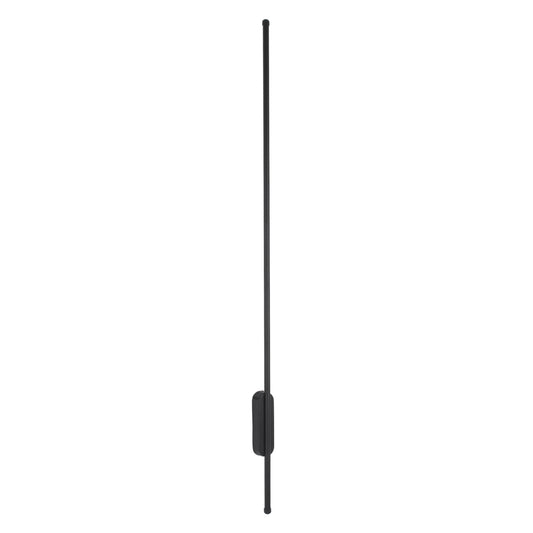 HARLEM 61335 Φωτιστικό Τοίχου - Απλίκα Design LED CCT 18W 2160lm 120° AC 220-240V - Εναλλαγή Φωτισμού μέσω Διακόπτη On/Off All In One Ψυχρό 6000k+Φυσικό 4500k+Θερμό 2700k Μ5 x Π4 x Υ120cm - Μαύρο