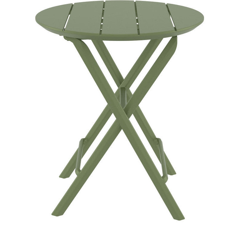 HELEN OLIVE GREEN ΤΡΑΠΕΖΙ ΠΤΥΣ/ΝΟ ΠΟΛ/ΝΙΟΥ Φ60x74