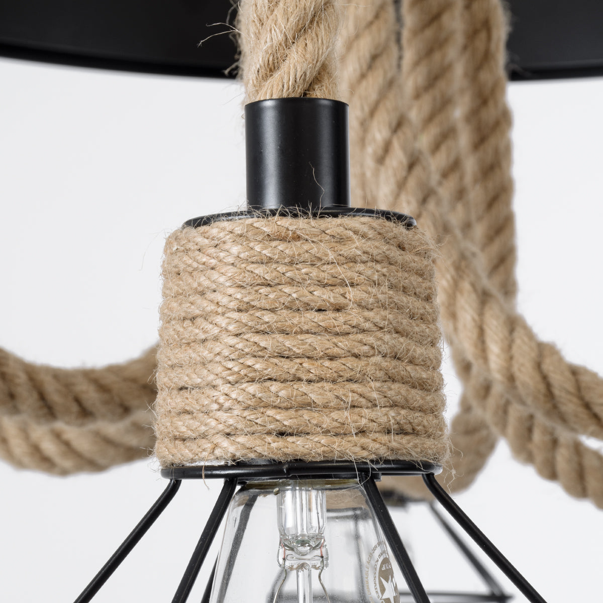 HELLET 01193 Vintage Κρεμαστό Φωτιστικό Οροφής με Ντουί 6 x E27 AC 220-240V IP20 - Μαύρο & Πράσινο - Μ72 x Π72 x Υ80