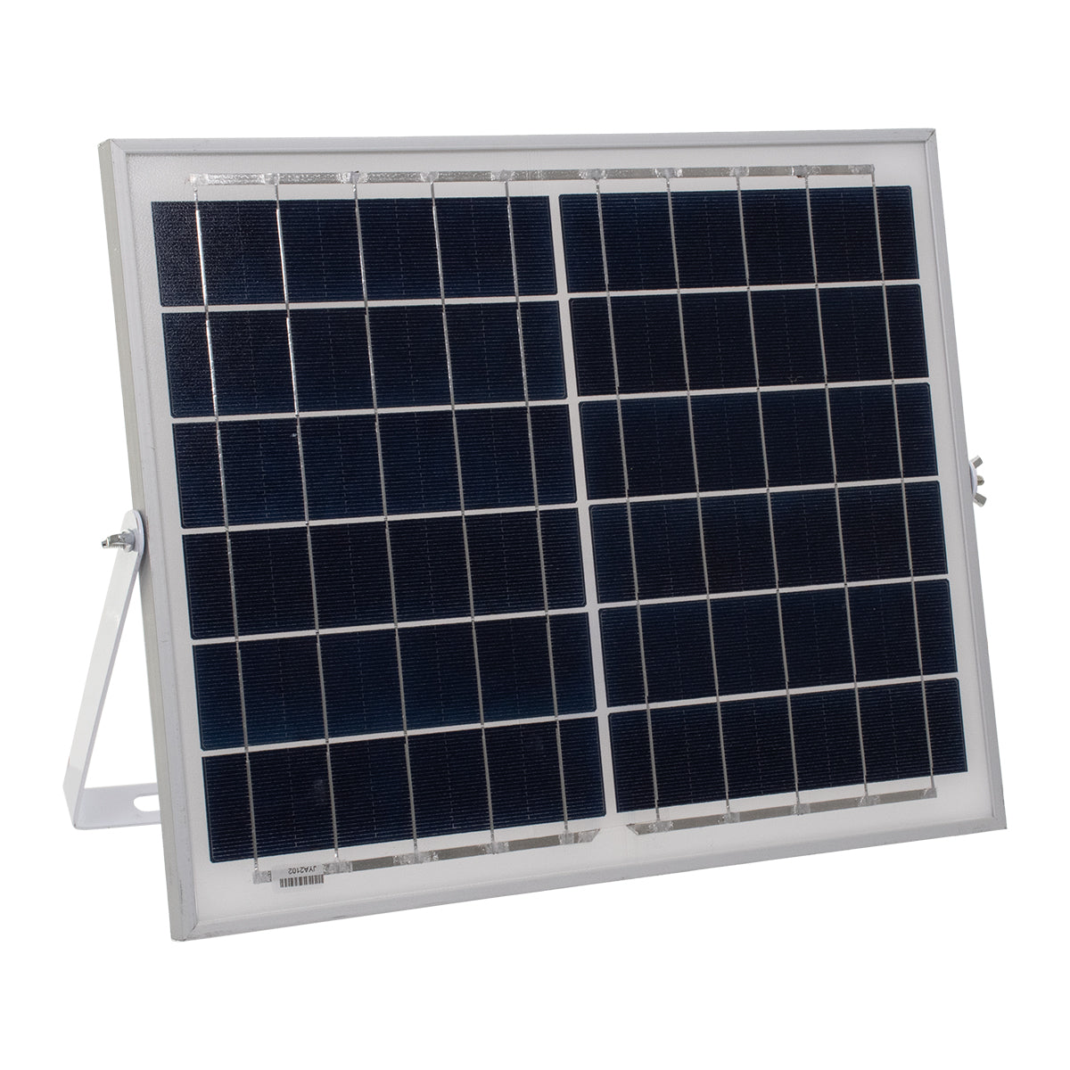 HERMES 71555 Προβολέας LED 40W 400lm 120° DC 5V με Φωτοβολταϊκό Panel 5V 6W & Επαναφορτιζόμενη Μπαταρία Li-ion 3.2V 5000mAh Αδιάβροχο IP65 Ψυχρό Λευκό 6000K - Sanan Chip - Μαύρο - Μ23 x Π19.5 x Υ5