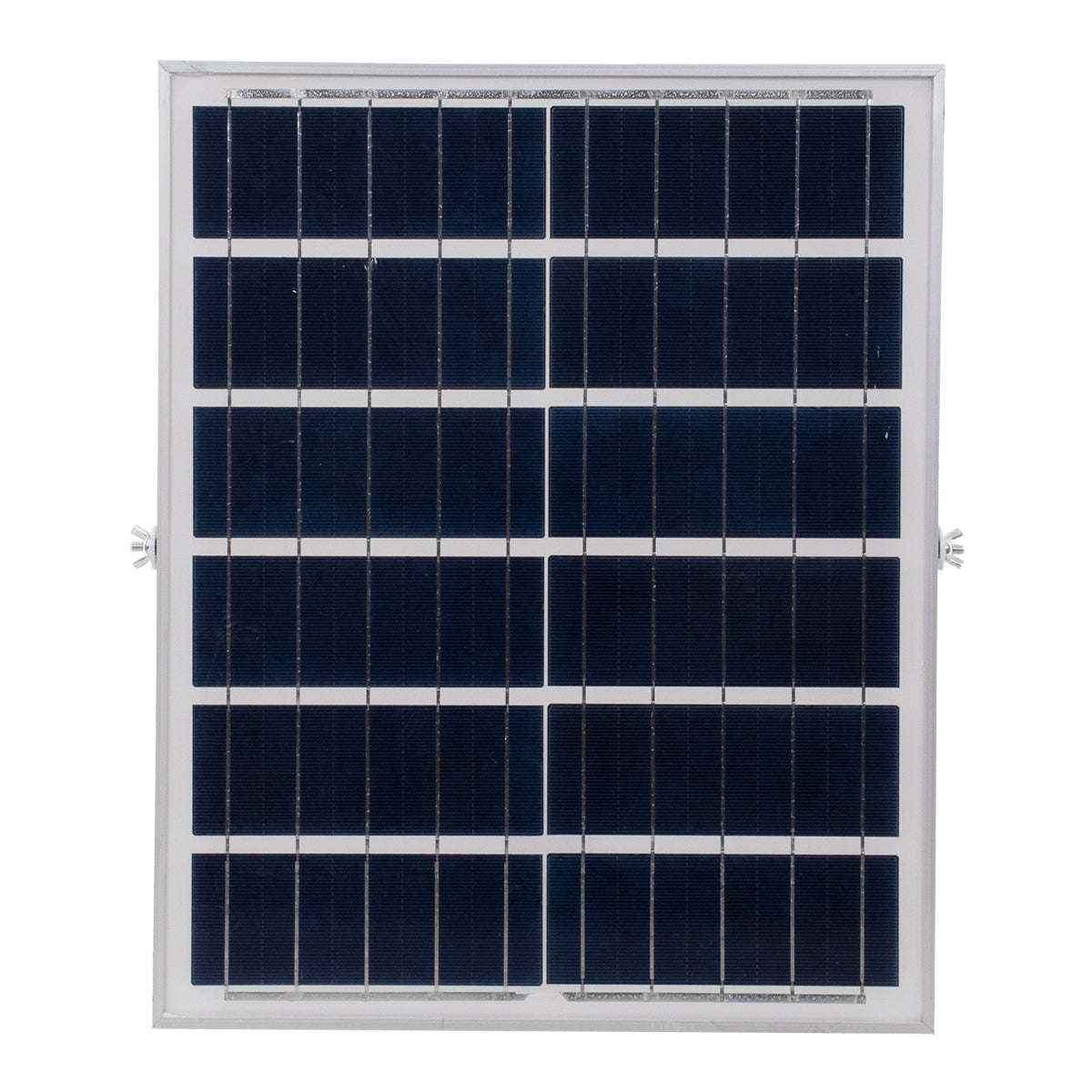 HERMES 71556 Προβολέας LED 60W 600lm 120° DC 5V με Φωτοβολταϊκό Panel 5V 12W & Επαναφορτιζόμενη Μπαταρία Li-ion 3.2V 10000mAh Αδιάβροχο IP65 Ψυχρό Λευκό 6000K - Sanan Chip - Μαύρο - Μ26.5 x Π22 x Υ6.5