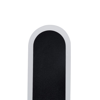HOUSTON 61349 Φωτιστικό Τοίχου - Απλίκα Design LED CCT 24W 2880lm 360° AC 220-240V - Εναλλαγή Φωτισμού μέσω Διακόπτη On/Off All In One Ψυχρό 6000k+Φυσικό 4500k+Θερμό 2700k Μ6 x Π3 x Υ100cm - Μαύρο