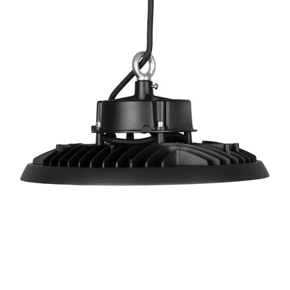 INDUSTRY 61502 LED UFO HIGH BAY 200W 338*SANAN OPTO CHIP 150lm/W 30000lm CRI≥80Ra SDCM<5 90° 85-265VAC 50/60Hz IP65 5000K TÜV SÜD CERTIFIED DRIVER - Μαύρο - Μ30 x Π30 x Υ16cm