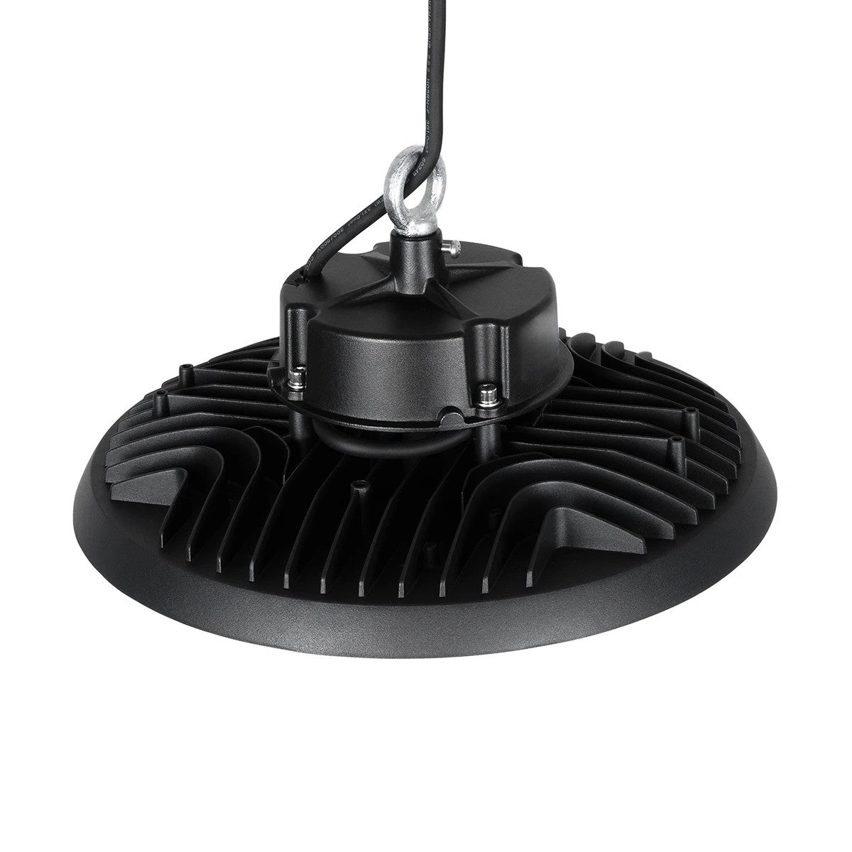 INDUSTRY 61502 LED UFO HIGH BAY 200W 338*SANAN OPTO CHIP 150lm/W 30000lm CRI≥80Ra SDCM<5 90° 85-265VAC 50/60Hz IP65 5000K TÜV SÜD CERTIFIED DRIVER - Μαύρο - Μ30 x Π30 x Υ16cm