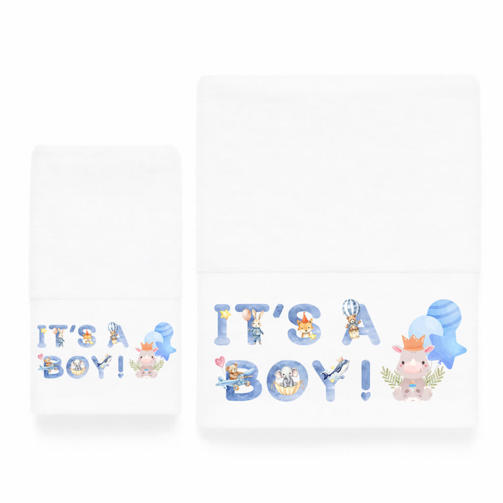 Παιδικές Πετσέτες (Σετ 2 Τεμ) It's a Boy