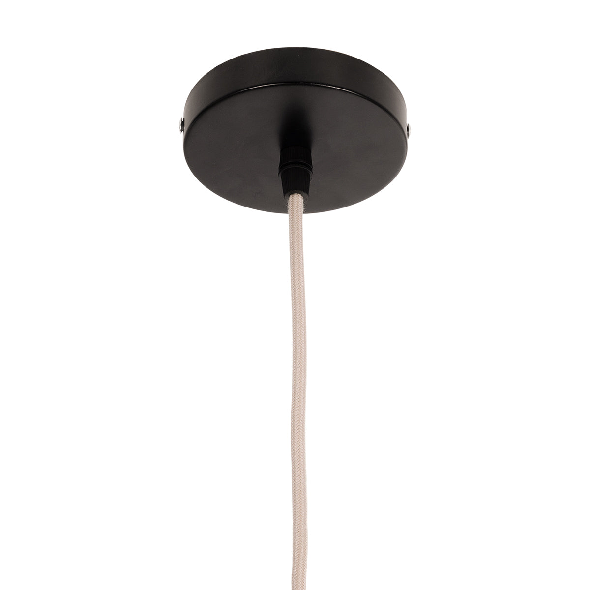 JJENSON 00911 Boho Κρεμαστό Φωτιστικό Οροφής με Ντουί 1 x E27 AC 220-240V IP20 - Μπεζ - Μ35 x Π35 x Υ35