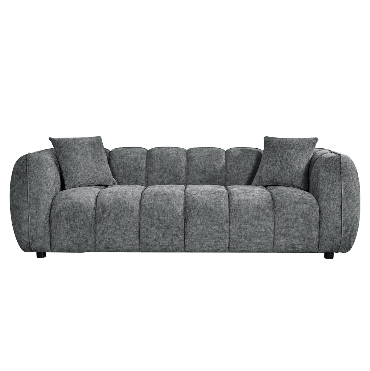 ΚΑΝΑΠΕΣ 3ΘΕΣΙΟΣ LYKKE ΓΚΡΙ ΥΦΑΣΜΑ 229x89x70