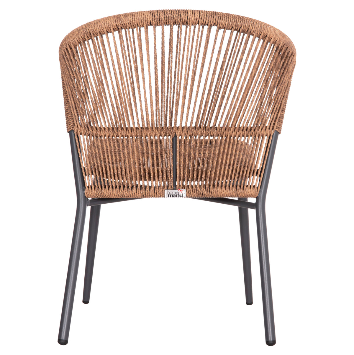 ΚΑΡΕΚΛΑ ΑΛΟΥΜΙΝΙΟΥ LYNN ΑΝΘΡΑΚΙ ΣΚΕΛΕΤΟΣ P.E. RATTAN ΦΥΣΙΚΟ 57x61x79