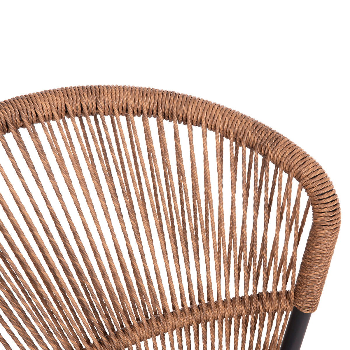ΚΑΡΕΚΛΑ ΑΛΟΥΜΙΝΙΟΥ LYNN ΑΝΘΡΑΚΙ ΣΚΕΛΕΤΟΣ P.E. RATTAN ΦΥΣΙΚΟ 57x61x79