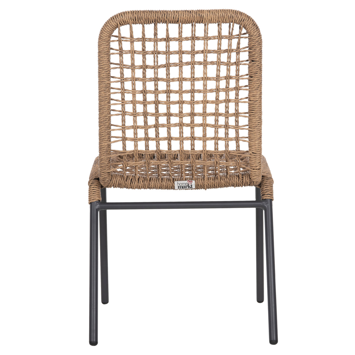 ΚΑΡΕΚΛΑ ΑΛΟΥΜΙΝΙΟΥ SPANO ΑΝΘΡΑΚΙ ΣΚΕΛΕΤΟΣ ΜΠΕΖ ΣΥΝΘ. RATTAN 46x59x80