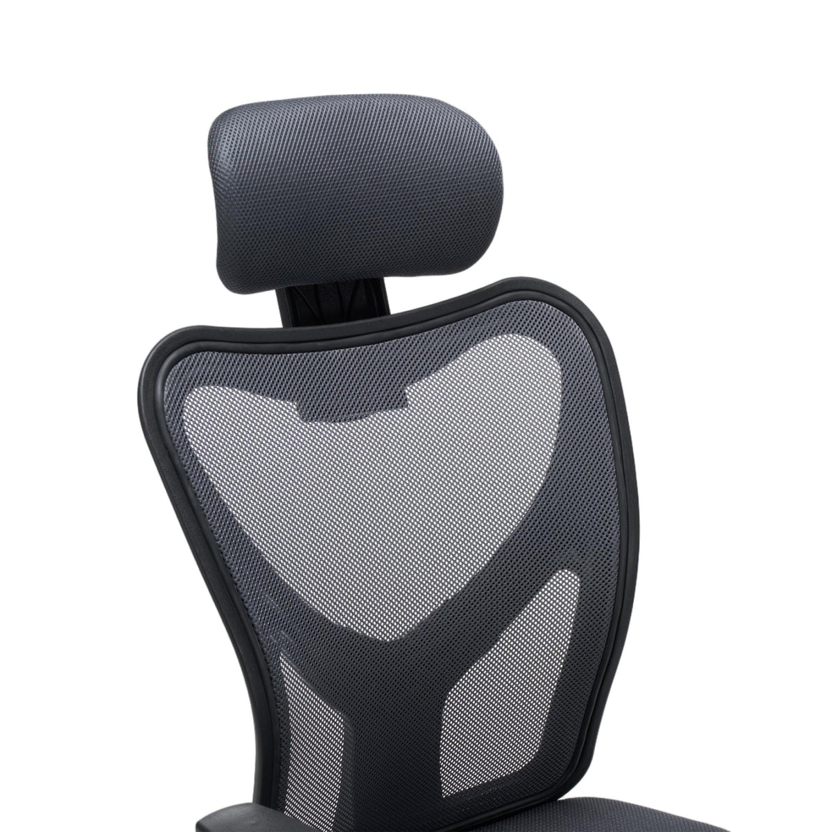 ΚΑΡΕΚΛΑ ΓΡΑΦΕΙΟΥ CUORE ΜΑΥΡΟΣ ΣΚΕΛΕΤΟΣ ΓΚΡΙ MESH 63x61x125