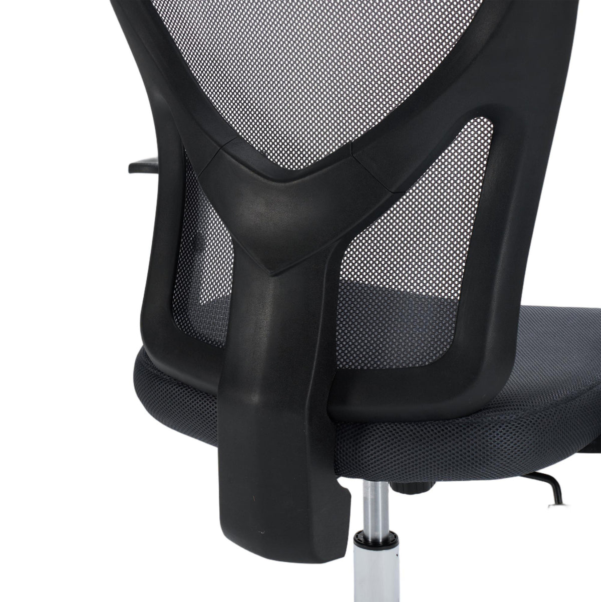 ΚΑΡΕΚΛΑ ΓΡΑΦΕΙΟΥ CUORE ΜΑΥΡΟΣ ΣΚΕΛΕΤΟΣ ΓΚΡΙ MESH 63x61x125