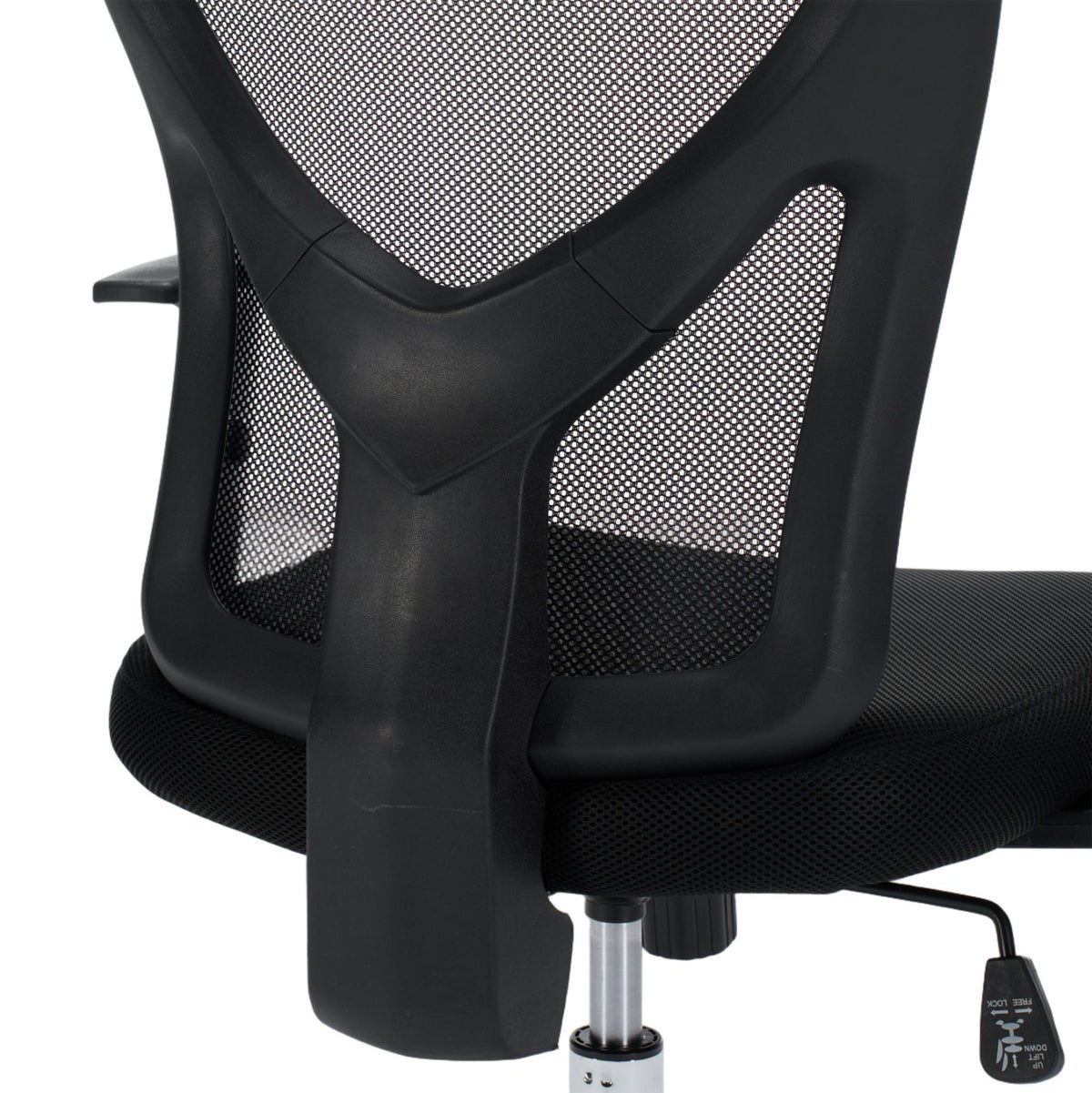 ΚΑΡΕΚΛΑ ΓΡΑΦΕΙΟΥ CUORE ΜΑΥΡΟΣ ΣΚΕΛΕΤΟΣ ΜΑΥΡΟ MESH 63x61x125