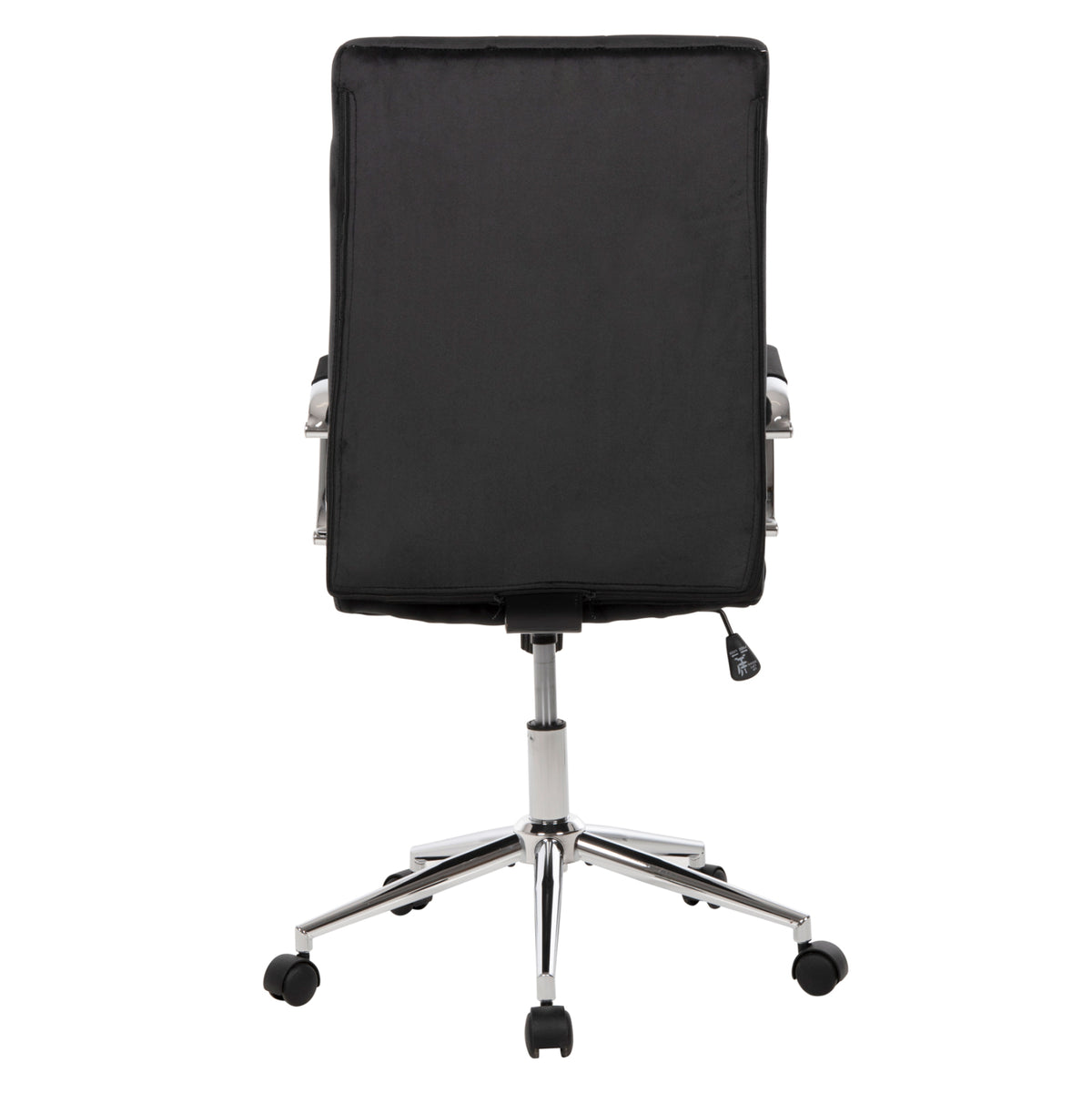 ΚΑΡΕΚΛΑ ΓΡΑΦΕΙΟΥ JOSEF ΜΑΥΡΟ ΒΕΛΟΥΔΟ INOX ΒΑΣΗ 58x61x105-113