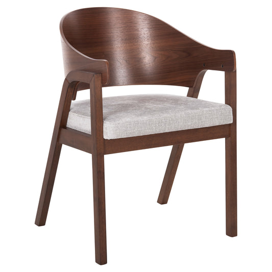 ΚΑΡΕΚΛΑ NERO RUBBERWOOD ΣΕ ΚΑΡΥΔΙ ΓΚΡΙ ΥΦΑΣΜΑ ΚΑΘΙΣΜΑ 56x56x78
