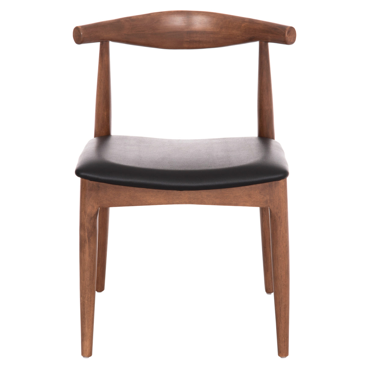 ΚΑΡΕΚΛΑ ΤΡΑΠΕΖΑΡΙΑΣ ALOR RUBBERWOOD ΚΑΡΥΔΙ ΜΑΥΡΟ PU 55x51x75