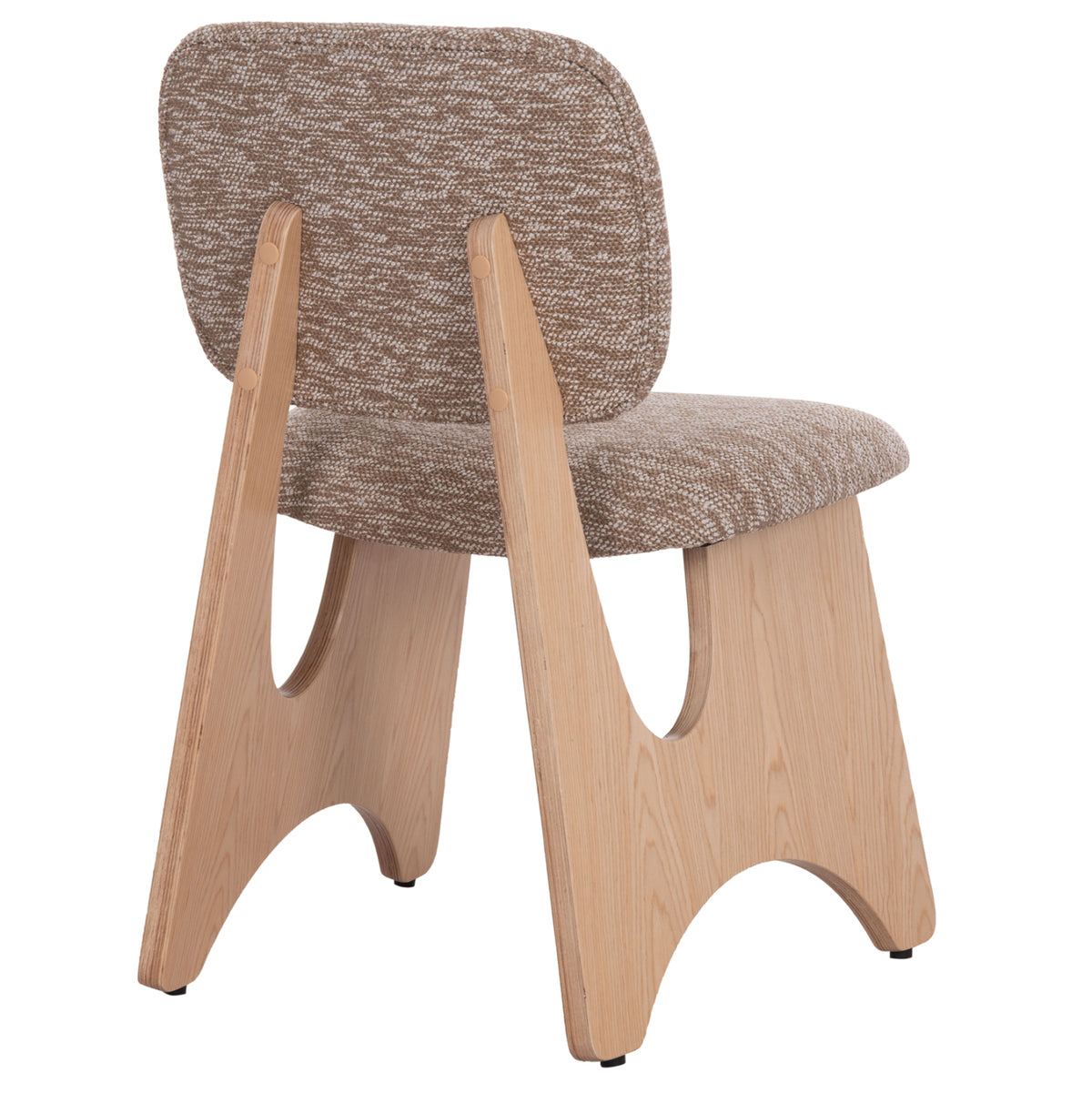 ΚΑΡΕΚΛΑ ΤΡΑΠΕΖΑΡΙΑΣ BELLISI ΚΑΦΕ ΥΦΑΣΜΑ PLYWOOD ΧΡΩΜΑ ΔΡΥΟΣ 53x56x78