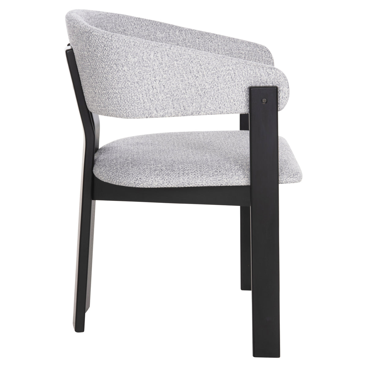 ΚΑΡΕΚΛΑ ZARRA RUBBERWOOD ΣΕ ΜΑΥΡΟ ΑΝΟΙΧΤΟ ΓΚΡΙ ΥΦΑΣΜΑ 55,5x59x81,5