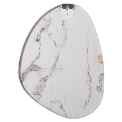 ΚΑΘΡΕΠΤΗΣ ΤΟΙΧΟΥ IRREGU ΜΕ ΠΛΑΙΣΙΟ MDF ΣΕ WHITE MARBLE ΧΡΩΜΑ 60x80εκ