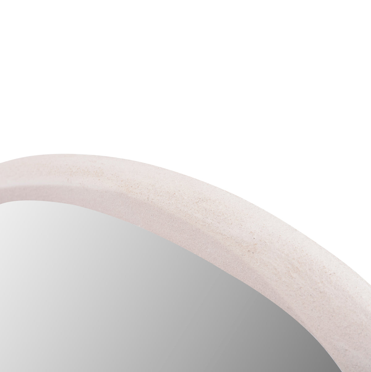 ΚΑΘΡΕΠΤΗΣ ΤΟΙΧΟΥ ΟΒΑΛ SANTORINI MDF ΣΕ ΥΠΟΛΕΥΚΟ 90x3,2x60