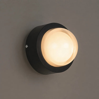 NEXA KLV-101-0247 LED Wall Light 6W 480lm 180° AC 220-240V Waterproof IP65 Ultra Warm White 1800K - Sanan SMD Chip & TÜV SÜD Driver - Matte Black - L11 x W8.5 x H11