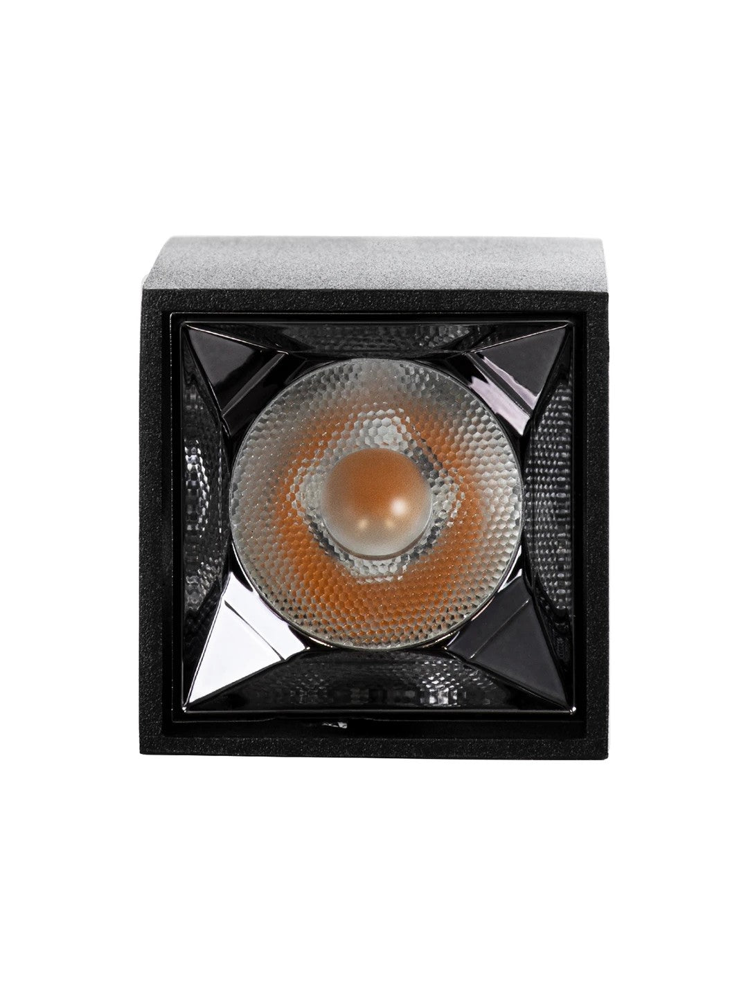 LUMINAR KLV-101-0323 Φωτιστικό Downlight Σποτ LED 3W 405lm 36° AC 220-240V IP20 Θερμό Λευκό 2700K - Osram SMD Chip & TÜV SÜD Driver - Μαύρο Ματ - Μ4.2 x Π4.2 x Υ6.6