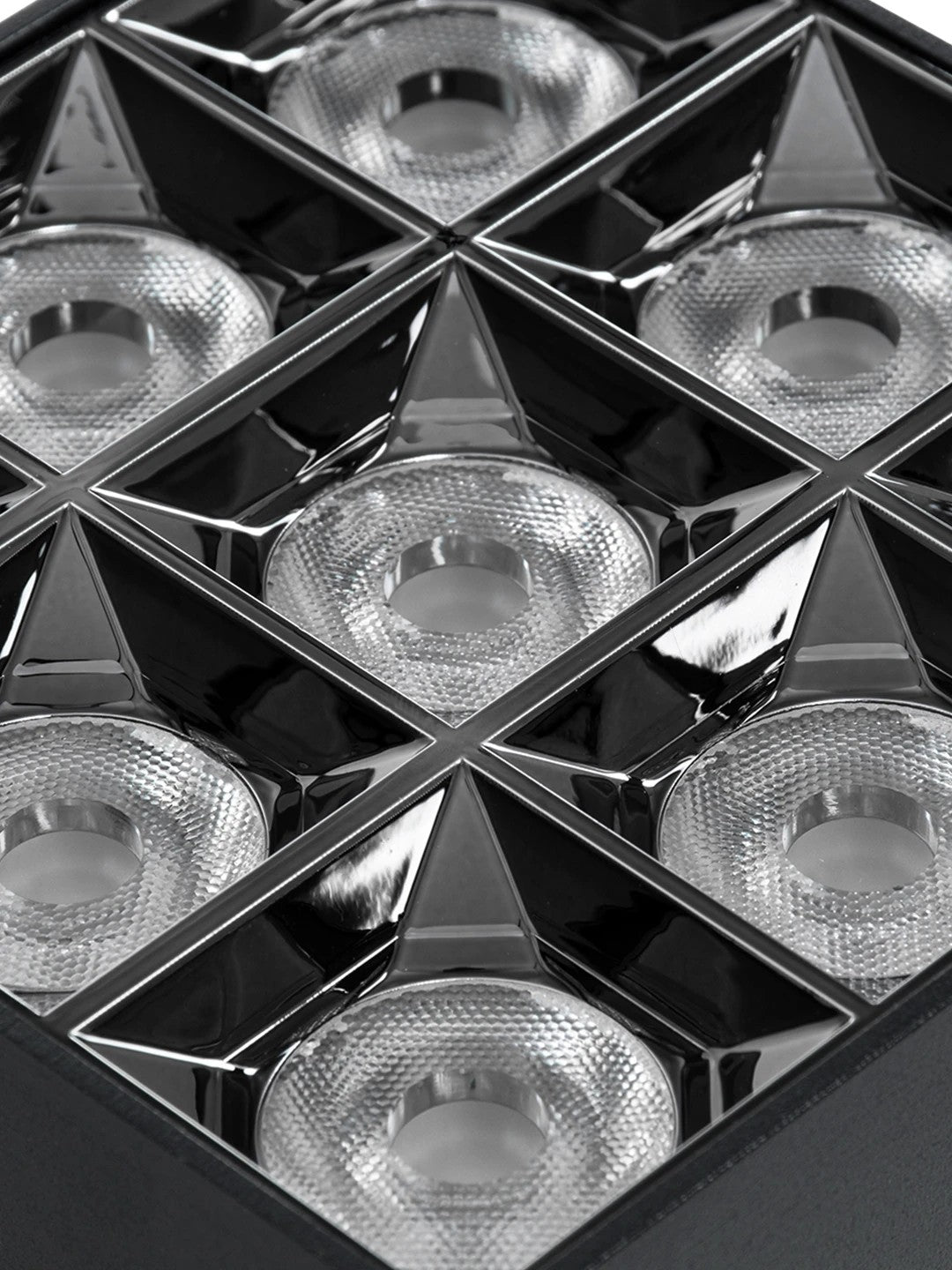LUMINAR KLV-101-0341 Φωτιστικό Downlight Σποτ LED 30W 4200lm 36° AC 220-240V IP20 Φυσικό Λευκό 4500K - Osram SMD Chip & TÜV SÜD Driver - Μαύρο Ματ - Μ12 x Π12 x Υ6.6