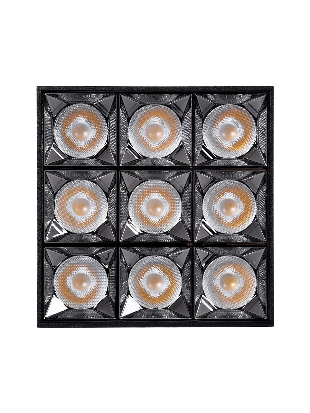 LUMINAR KLV-101-0341 Φωτιστικό Downlight Σποτ LED 30W 4200lm 36° AC 220-240V IP20 Φυσικό Λευκό 4500K - Osram SMD Chip & TÜV SÜD Driver - Μαύρο Ματ - Μ12 x Π12 x Υ6.6
