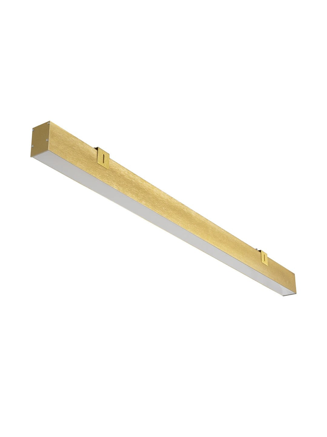 ORION KLV-101-0364-V3 Γραμμικό Φωτιστικό Τοίχου / Απλίκα LED 72W 7200lm 120° AC 220-240V IP20 Ρυθμιζόμενο Λευκό CCT με Χειριστήριο από 2700K έως 6000K Dimmable - Lumileds SMD Chip - Σατινέ Χρυσό Βούρτσας - Μ120 x Π5 x Υ7
