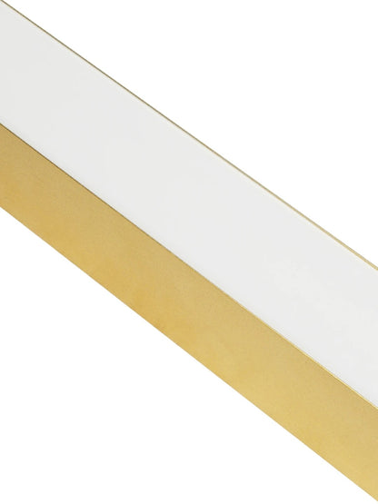 ORION KLV-101-0364 Linear LED Pendant Ceiling Light 72W 7200lm 120° AC 220-240V IP20 Adjustable White CCT with Remote Control from 2700K to 6000K Dimmable - Lumileds SMD Chip - Brushed Satin Gold - L120 x W5 x H7