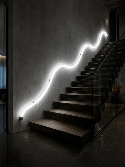AURAFLEX KLV-101-0510 Neon Flex LED Strip 14W/m 1400lm/m 360° DC 24V Waterproof IP65 504 x SMD2835 Chip/m Adjustable White CCT from 2700K to 6000K Dimmable - Lumileds SMD Chip - L1000 x W3.3 x H3.3 - 10 Meter Roll
