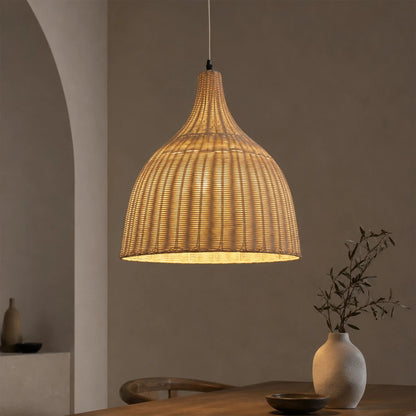 BAHAMAS KLV-102-0002 Pendant Ceiling Light for E27 Lamp AC 220-240V IP20 - Beige - L45 x W45 x H47