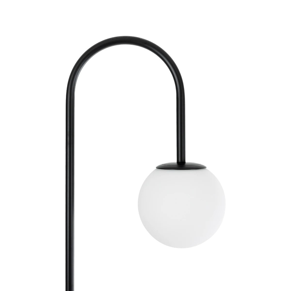 CORDELIA KLV-102-0005 Επιδαπέδιο Φωτιστικό για Λάμπα με Ντουί 1 x E27 AC 220-240V IP20 - Μαύρο Ματ & Λευκό - Μ30 x Π34 x Υ180