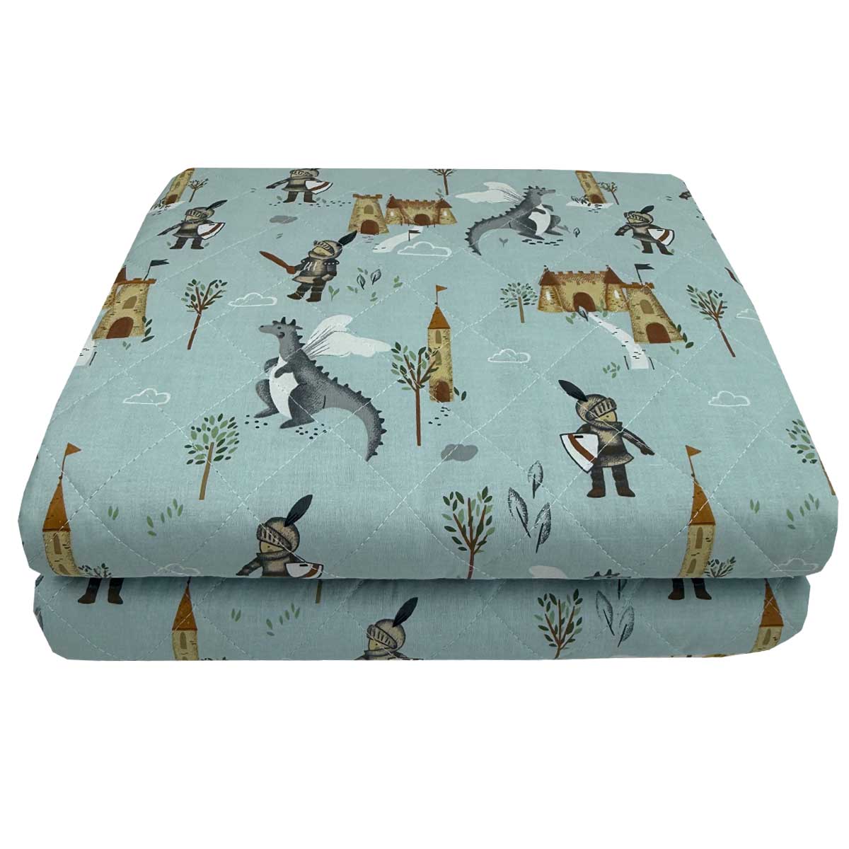 Παιδικό Κουβερλί Μονό Knight & Dragon