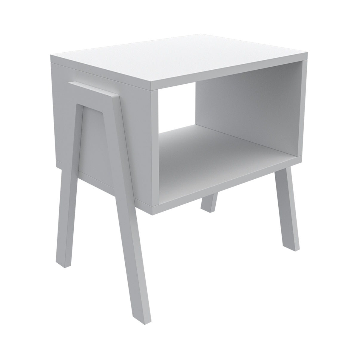 ΚΟΜΟΔΙΝΟ JAKE ΜΕΛΑΜΙΝΗ ΣΕ ΛΕΥΚΟ 48x35x49