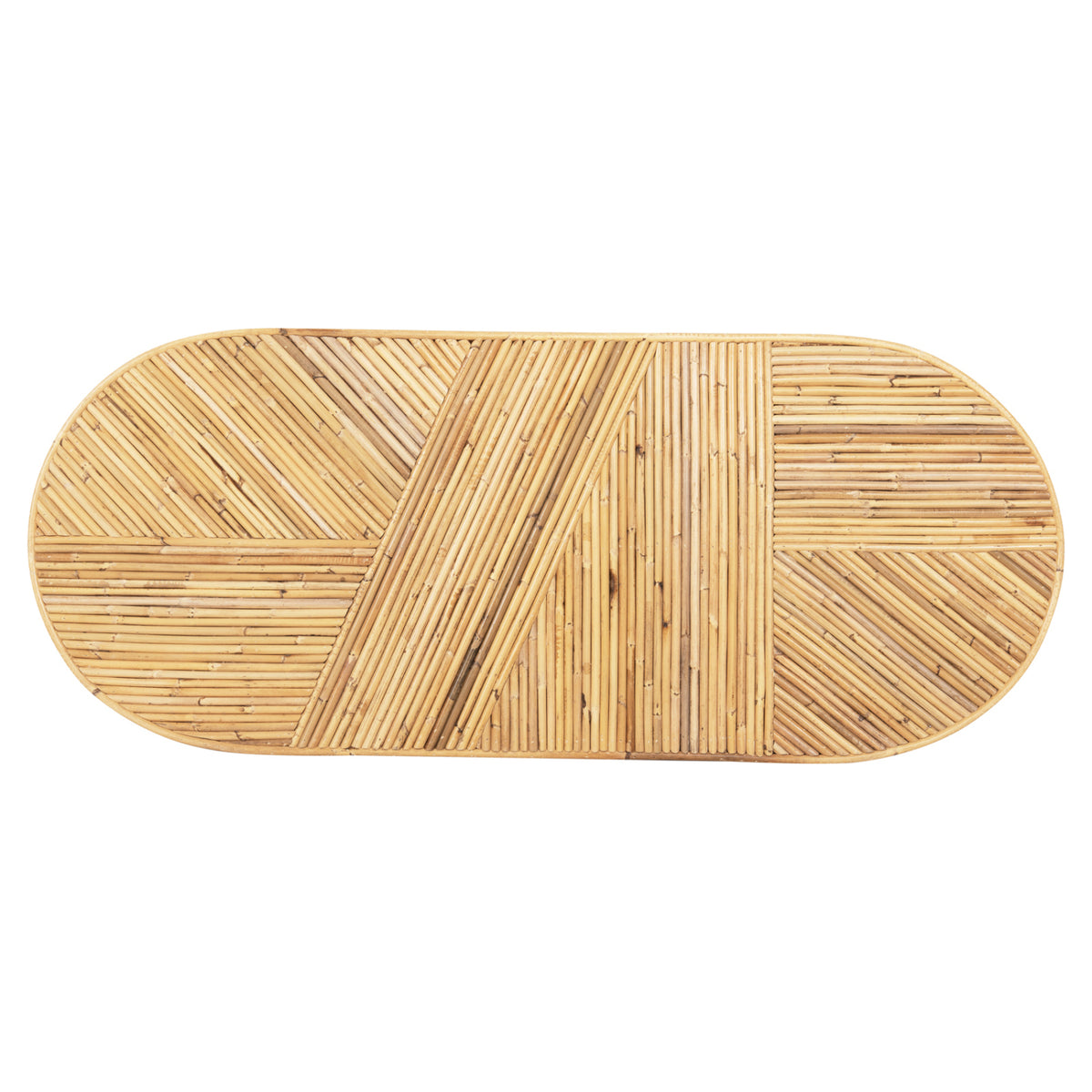 ΚΟΝΣΟΛΑ ΟΒΑΛ GATSBY ΦΥΣΙΚΟ RATTAN ΣΕ ΦΥΣΙΚΟ ΧΡΩΜΑ 110x45x74,5