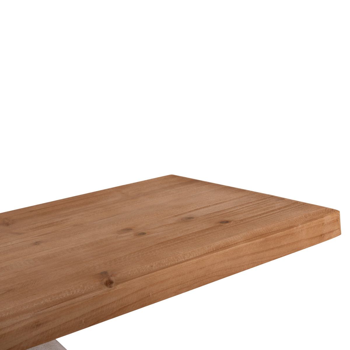 ΚΟΝΣΟΛΑ SANTORINI ΤΟΠ ΞΥΛΟ ΕΛΑΤΟΥ ΒΑΣΗ ΥΠΟΛΕΥΚΟ MDF 120x38x83