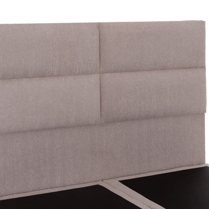ΚΡΕΒΑΤΙ MILO ΜΠΕΖ ΥΦΑΣΜΑ ΓΙΑ ΣΤΡΩΜΑ 160x200εκ