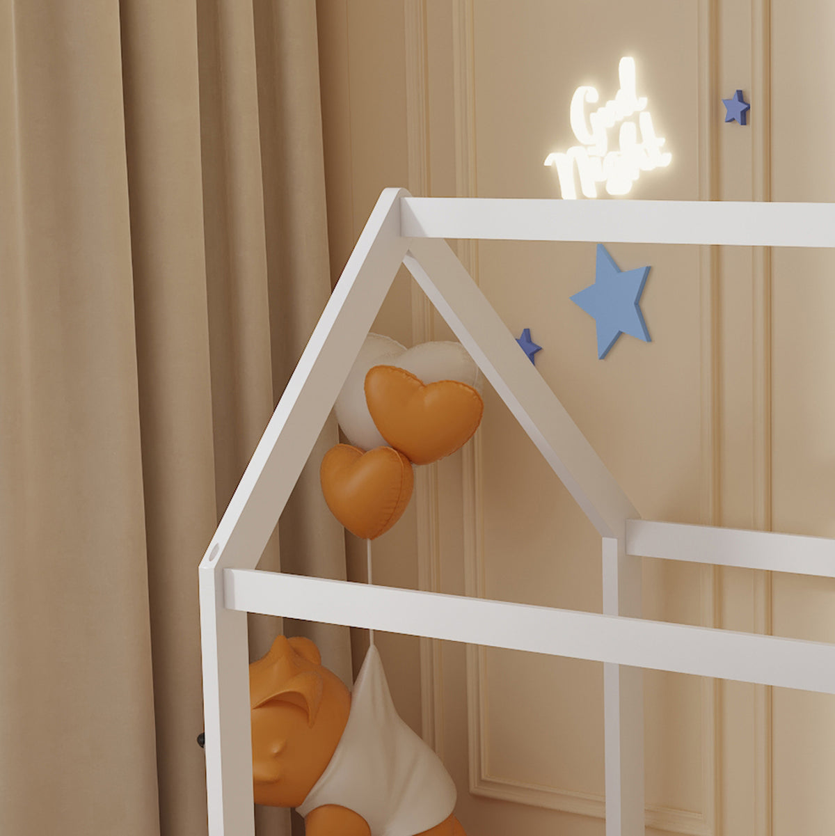 ΚΡΕΒΑΤΙ ΠΑΙΔΙΚΟ PEPE τ.MONTESSORI ΞΥΛΟ ΠΕΥΚΟ ΛΕΥΚΟ 140x70εκ