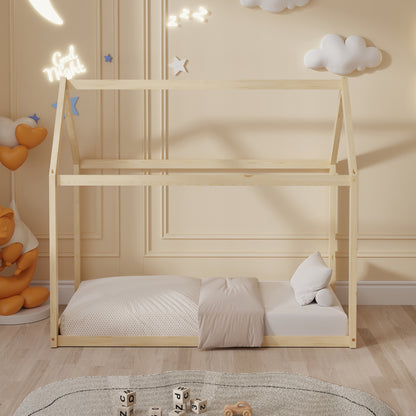 ΚΡΕΒΑΤΙ ΠΑΙΔΙΚΟ PEPE τ.MONTESSORI ΞΥΛΟ ΠΕΥΚΟ ΦΥΣΙΚΟ 140x70εκ