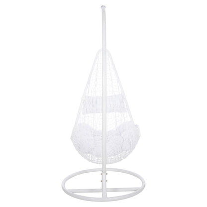ΚΡΕΜΑΣΤΗ ΠΟΛΥΘΡΟΝΑ ΦΩΛΙΑ MILLIE ΜΕΤΑΛΛΟ ΣΥΝΘ. RATTAN ΛΕΥΚΟ Φ95x195