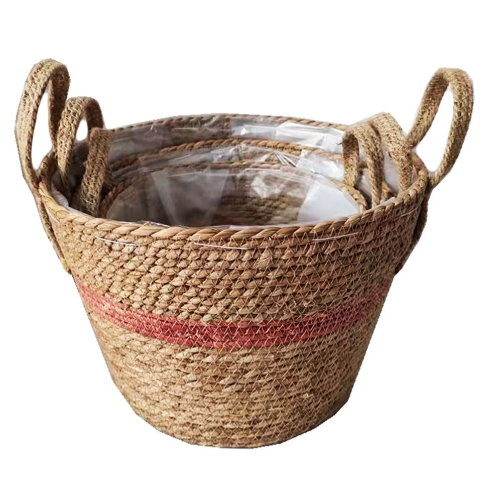 Καλάθι Ψάθινο 35x25-26x18 S/3