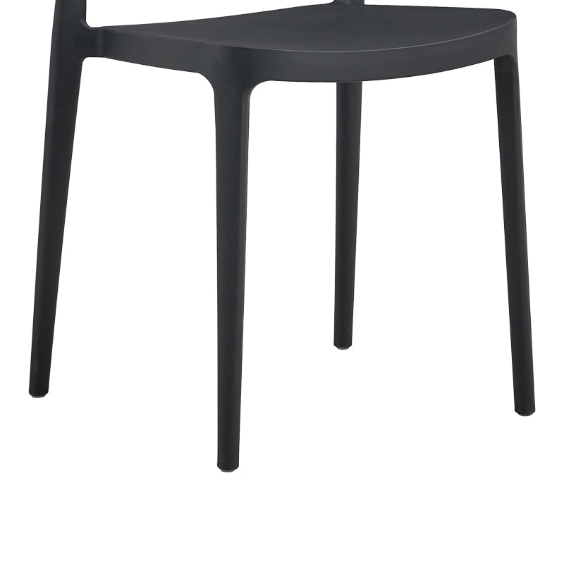 Καρέκλα Amvroan Στοιβαζόμενη με UV Protection Ανθρακί PP 51x49x79.5