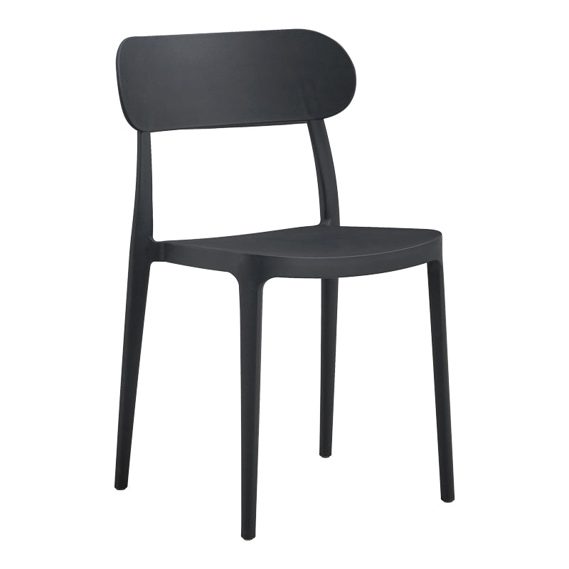 Καρέκλα Amvroan Στοιβαζόμενη με UV Protection Ανθρακί PP 51x49x79.5
