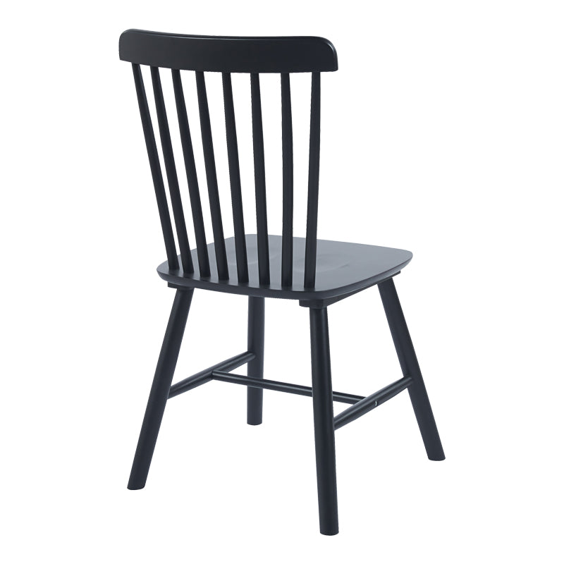 Καρέκλα Bristol Rubberwood σε Μαύρη Απόχρωση 45x51x86