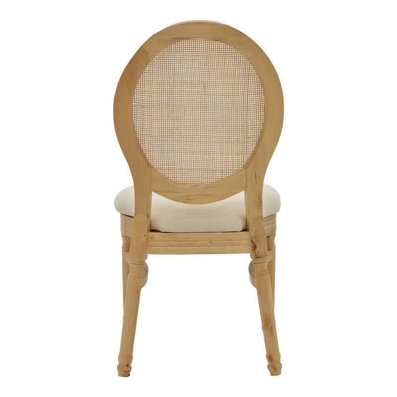 Καρέκλα Canco Φυσικό Rubberwood-Φυσικό Rattan 50x55x98