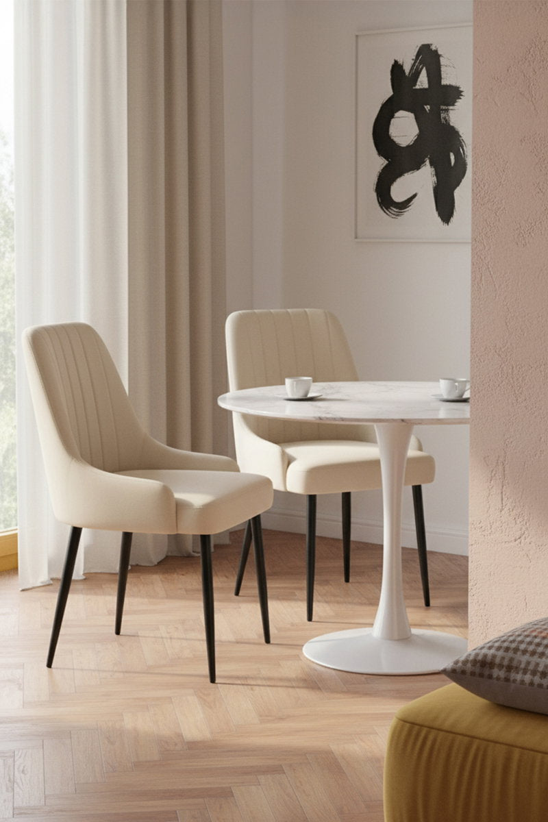 Καρέκλα Celmar Μπεζ 48.5x54x93